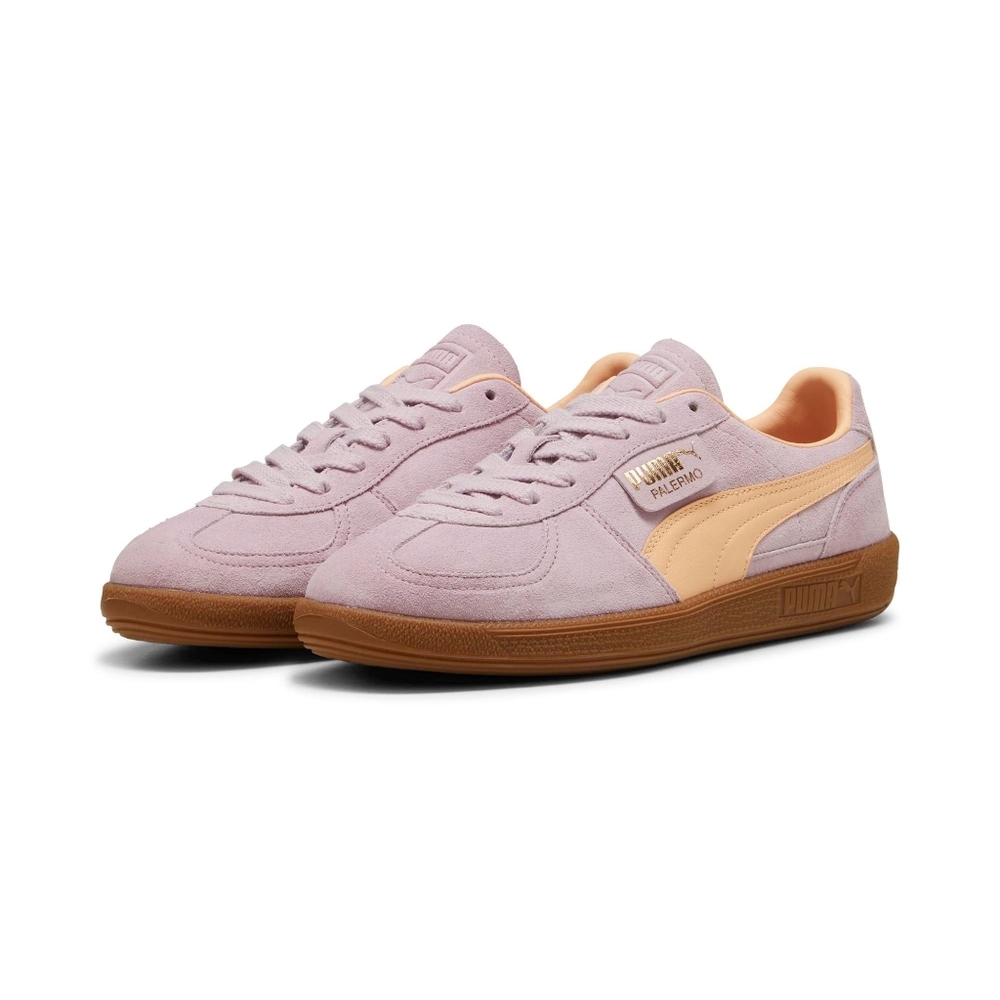 Puma Women's Palermo Sneakers, Lavender Purple Orange Sherbet, Size 7